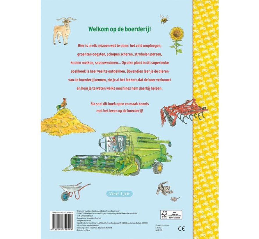 Kijk- en zoekboek - Op de boerderij