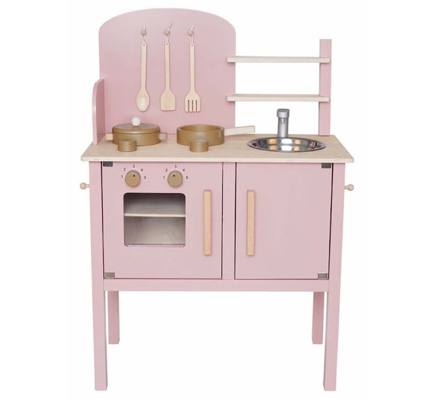 Houten Speelkeuken Roze