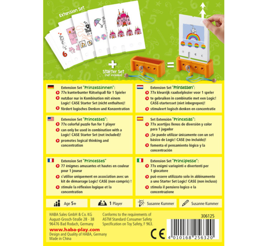 Logic! CASE Uitbreiding Prinsessen set 5+