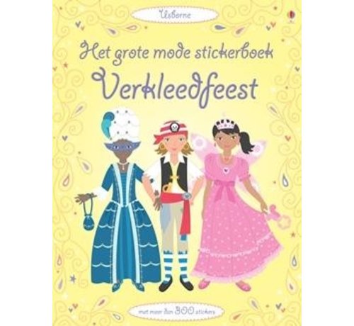 Uitgeverij Usborne Het grote mode stickerboek Verkleedfeest