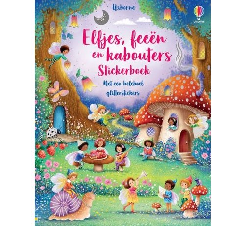 Uitgeverij Usborne Stickerboek Elfjes, feeën en kabouters