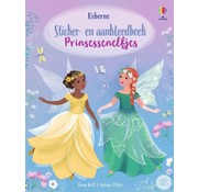Uitgeverij Usborne Sticker- en Aankleedboek Prinsessenelfjes