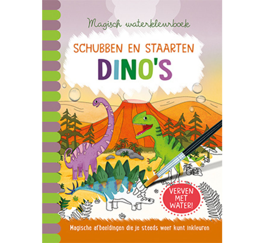 Magisch waterkleurboek Dino's