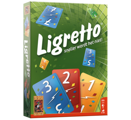 999 Games Ligretto Groen Kaartspel