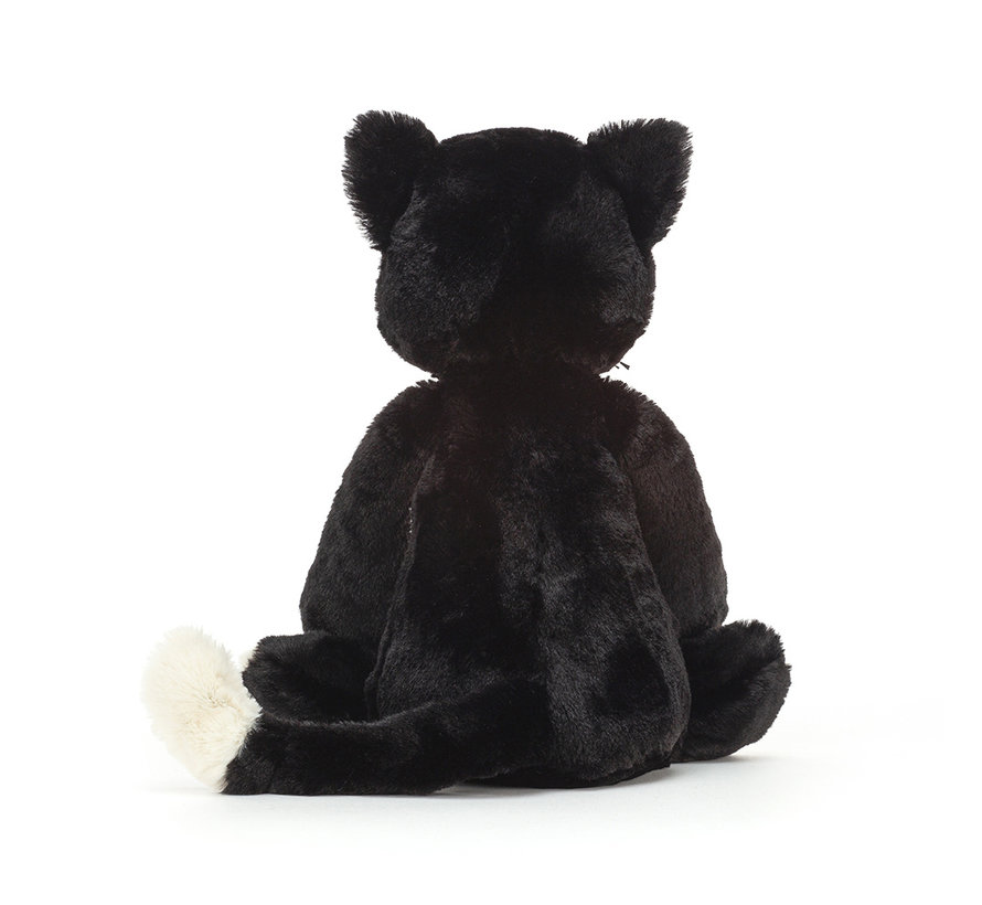 Knuffel Kat Bashful Black Kitten Medium