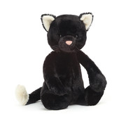 Jellycat Knuffel Kat Bashful Black Kitten Medium