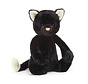 Knuffel Kat Bashful Black Kitten Medium