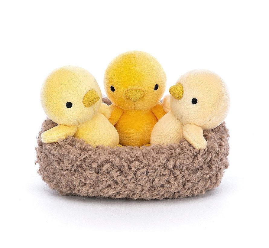 Knuffel Kuikens Nesting Chickies