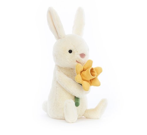 Jellycat Knuffel Konijn Bobbi Bunny with Daffodil