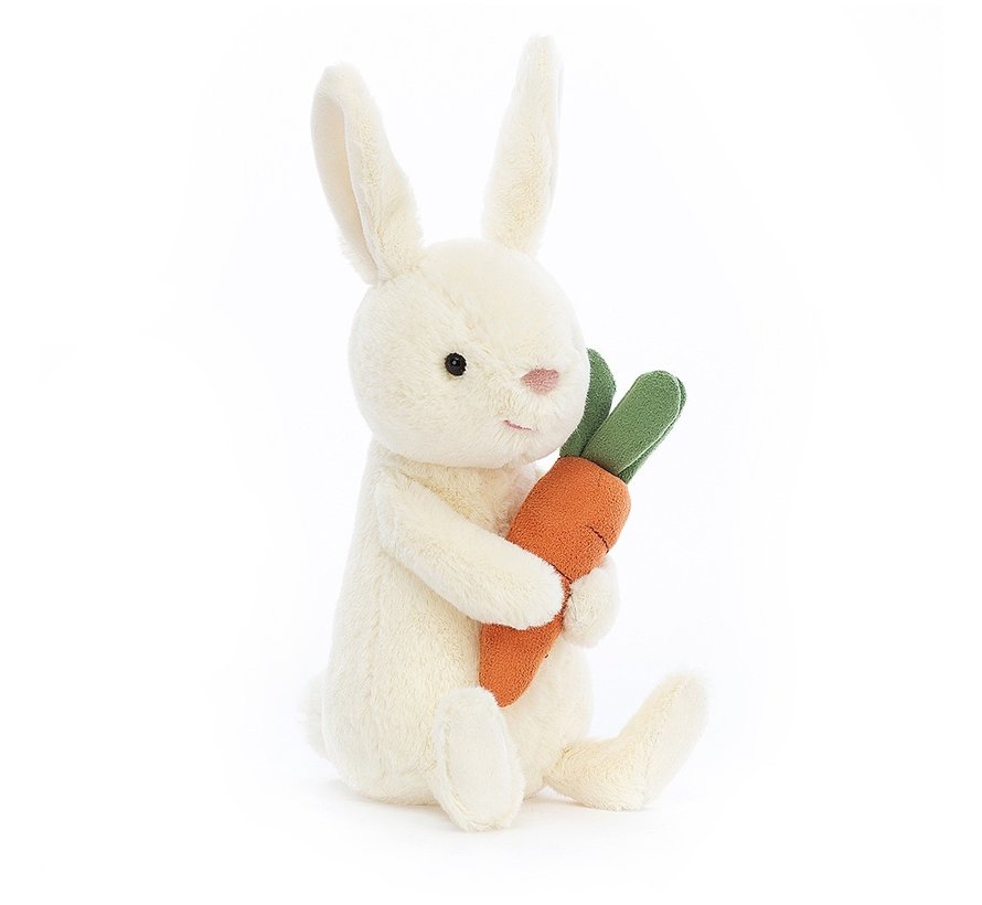 Knuffel Konijn Bobbi Bunny with Carrot