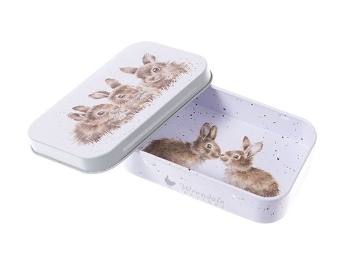 Wrendale Designs Rabbit Mini Tin - Daisy Chain