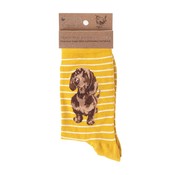 Wrendale Designs Dog Sock - Little One - MUSTARD