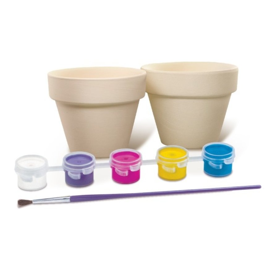 Paint your own Terracotta Flower Pots