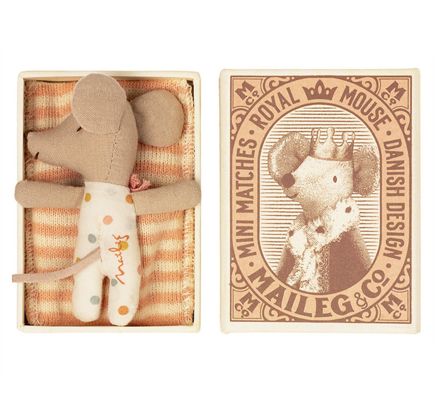 Baby Mouse Sleepy/Wakeyj in Matchbox Girl