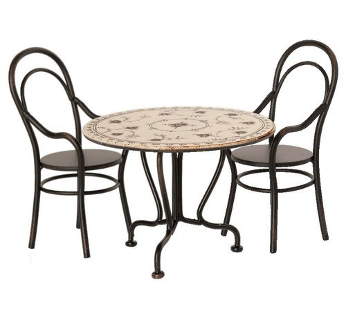 Maileg Dining table set w. 2 chairs