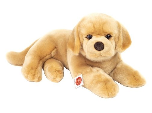 Hermann Teddy Knuffel Hond Labrador Retriever Liggend 45cm