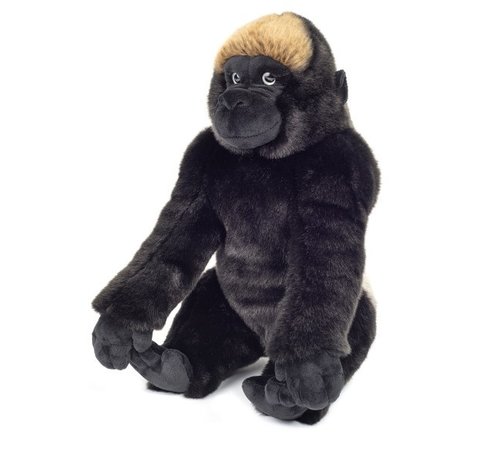 Hermann Teddy Stuffed Animal Mountain Gorilla Sitting 35cm