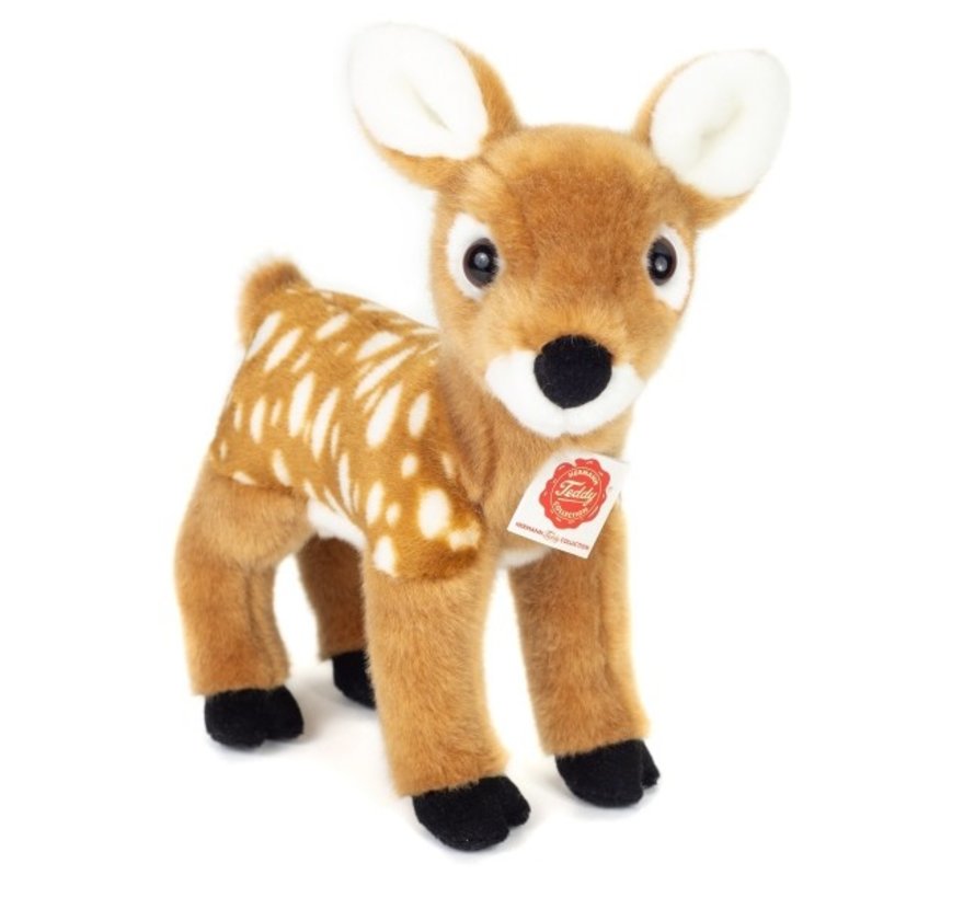 Stuffed Animal Deer Cub Standing 25cm