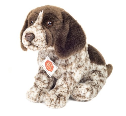 Hermann Teddy Knuffel Hond Duitse Staander 30cm