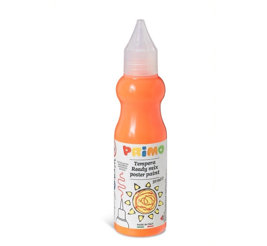 Plakkaatverf in Spuitflesje Fluor Oranje 50ml