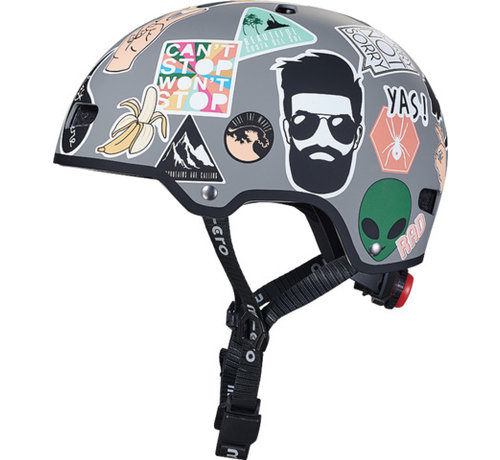 Micro Step Helmet ABS Deluxe Stickers