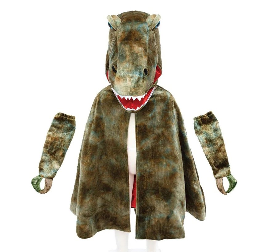 Grandasuraus T-Rex Cape w/Claws, SIZE US 4-6