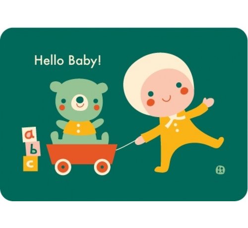 Bora Postkaart Hello Baby!