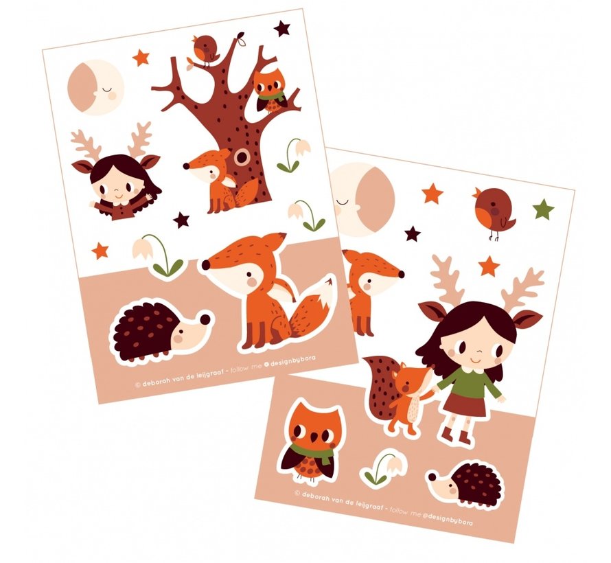 Stickerset Moonlight Walk