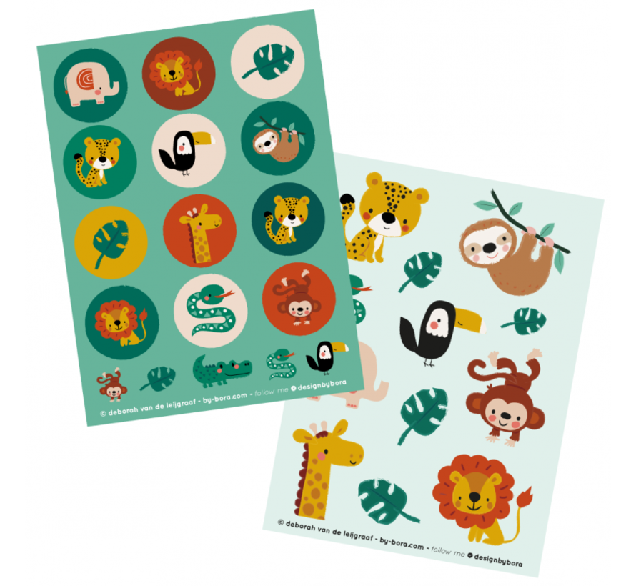 Stickerset Jungle