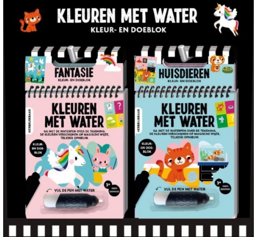 Kleuren met Water Huisdieren