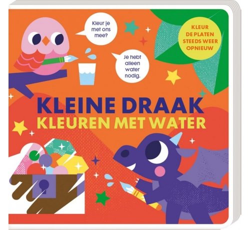 Image Books Kleuren met Water Kleine Draak