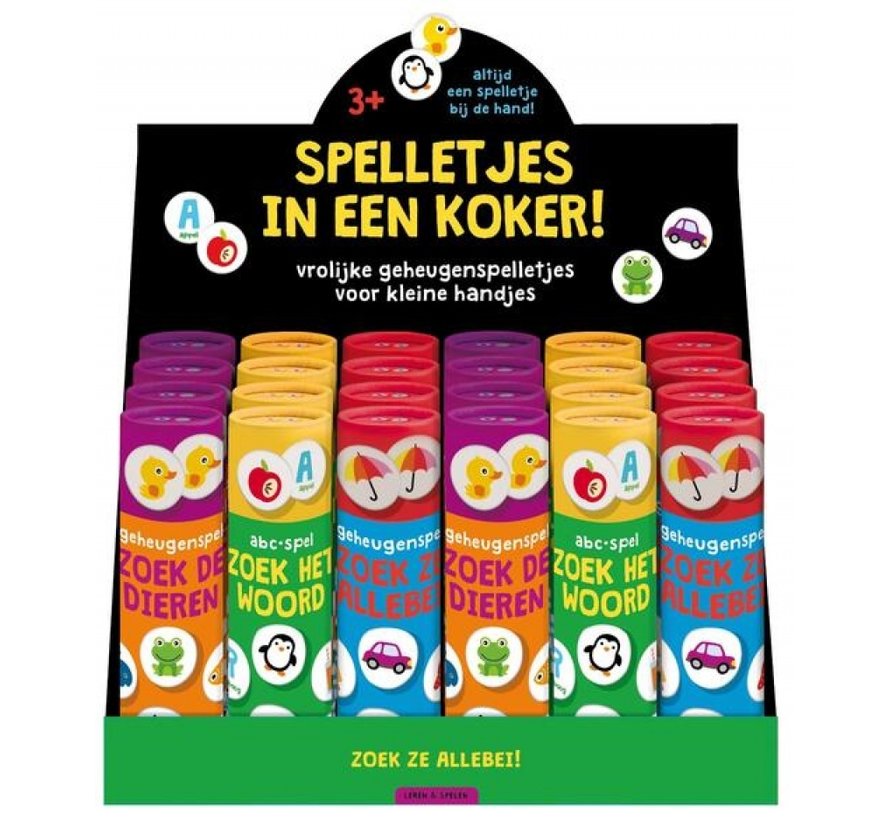 Spelletje in Koker Zoek het Woord