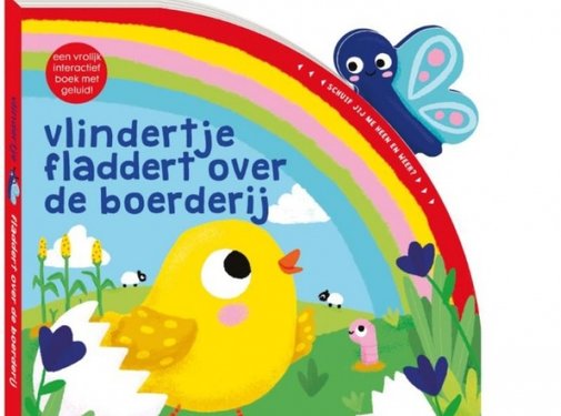 Image Books Kleine Beestjes Vlindertje Fladdert over de Boerderij