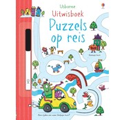 Uitgeverij Usborne Uitwisboek Puzzels op reis