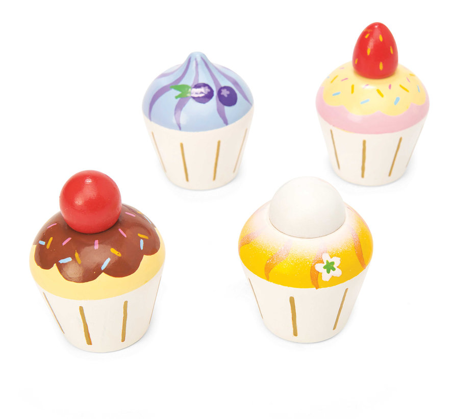 Cupcakes Set 4-delig