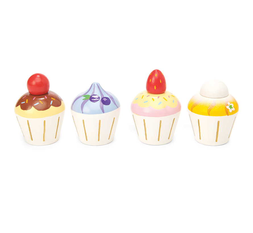 Cupcakes Set 4-delig