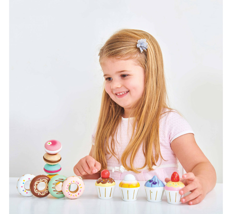 Cupcakes Set 4-delig