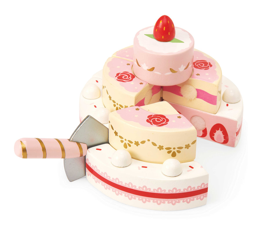 Strawberry Wedding Cake