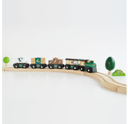 Le Toy Van Greet Green Train Wood