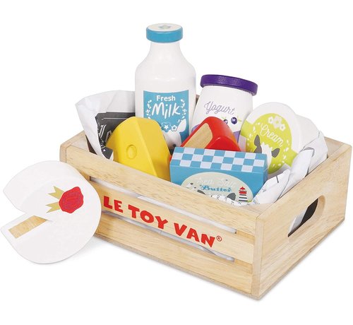 Le Toy Van Cheese and Dairy Crate