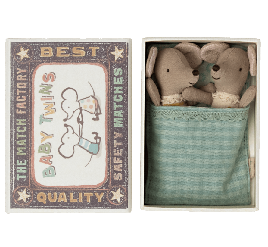 Twins, Baby mice in matchbox