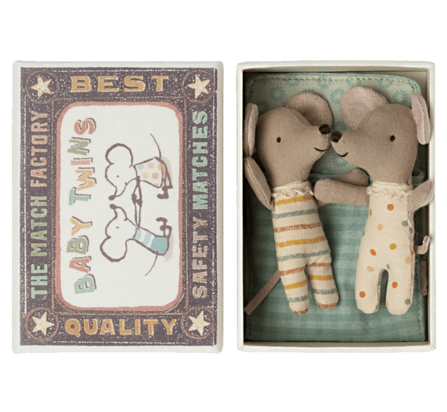 Twins, Baby mice in matchbox