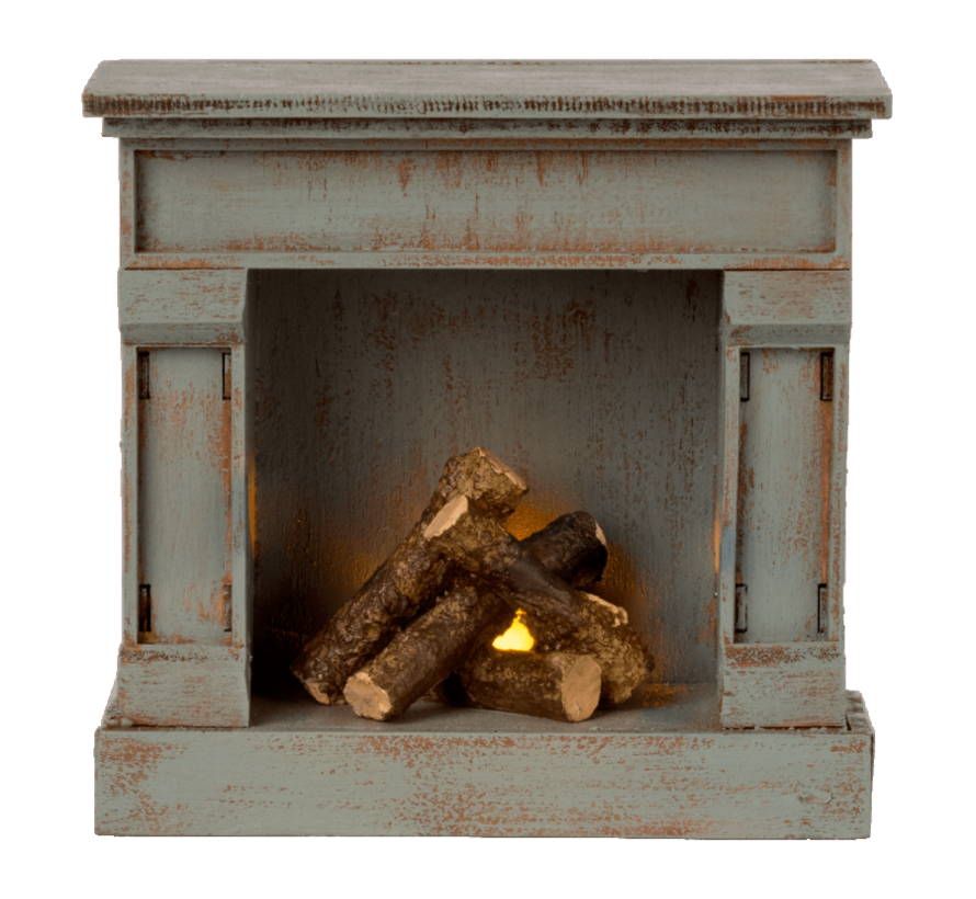 Fireplace - Vintage Blue