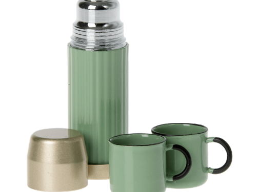 Maileg Thermosfles met 2 Mokken Mint