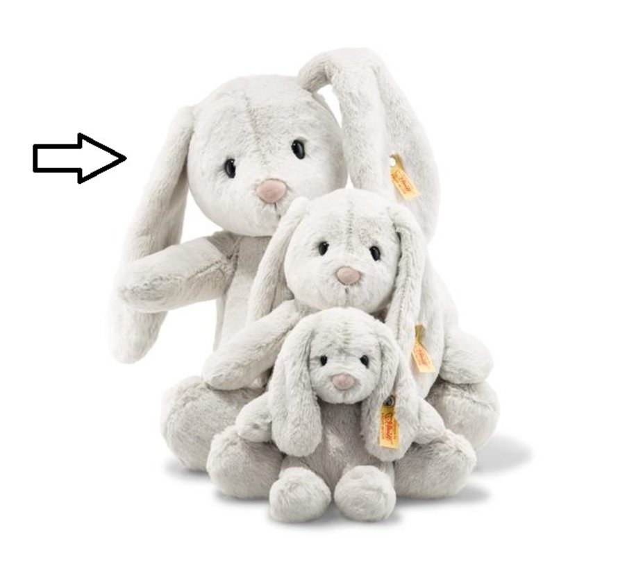 Hoppie rabbit, light grey