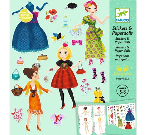 Djeco Stickers & Paper Dolls Masive fashion