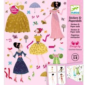 Djeco Stickers & Paper Dolls Dresses through the seasons