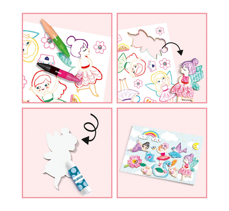 Coloriages pour les Petits - A world to create, girls