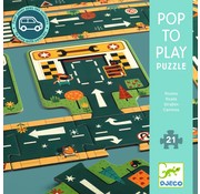 Djeco Pop to Play Roads 21 pcs