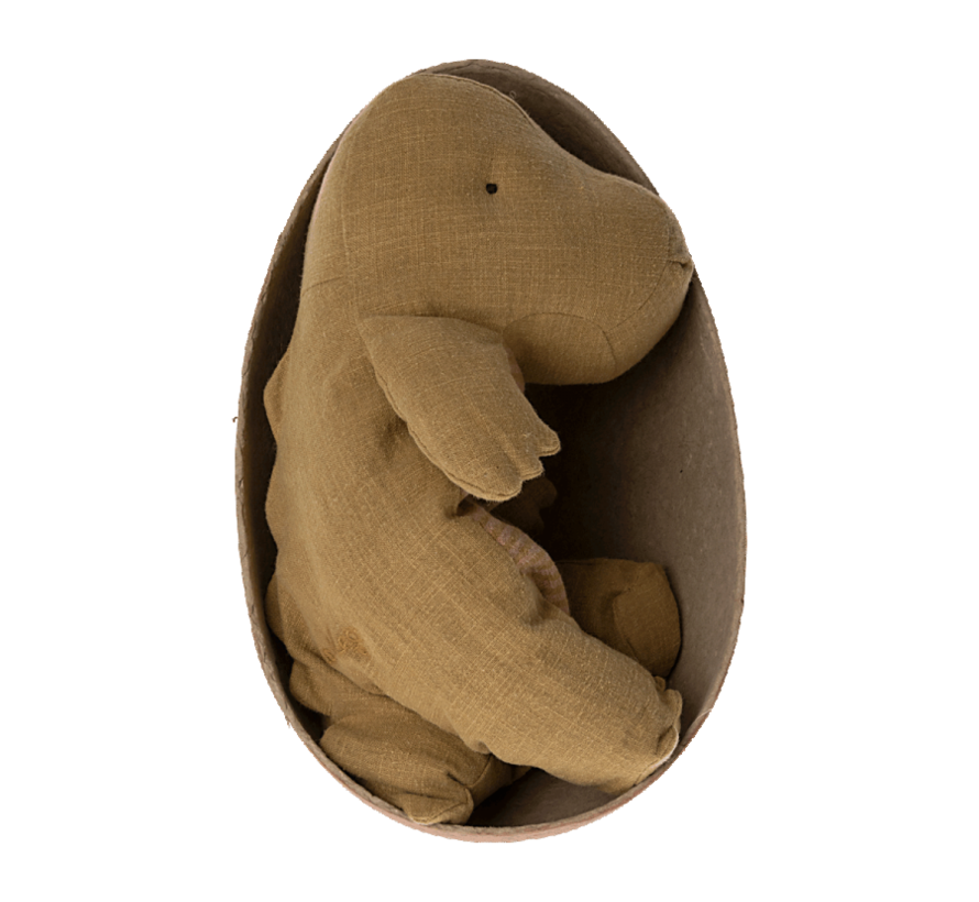 Gantosaurus in egg, Medium - Dark ocher